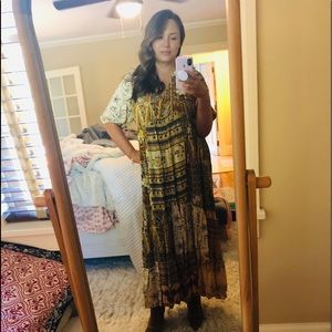 spell renew patchwork gown